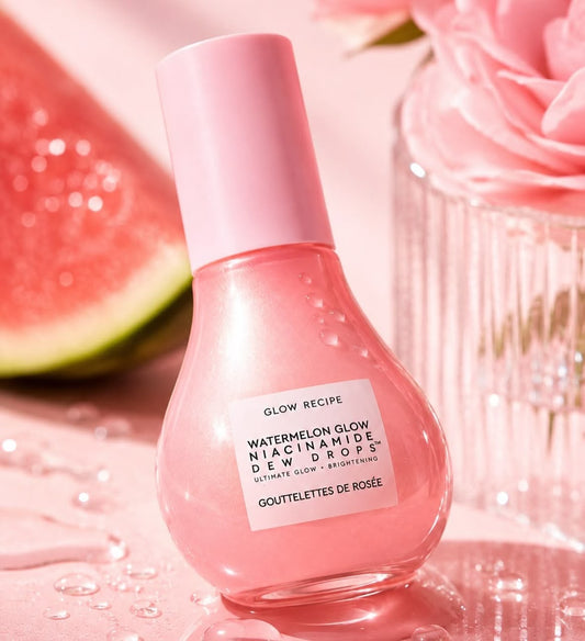 Glow Recipe Watermelon Glow Niacinamide Dew Drops glow serum skincare bottle