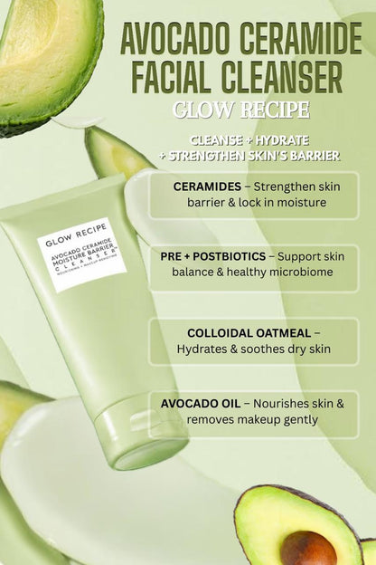 Glow Recipe Avocado Ceramide Moisture Barrier Cleanser